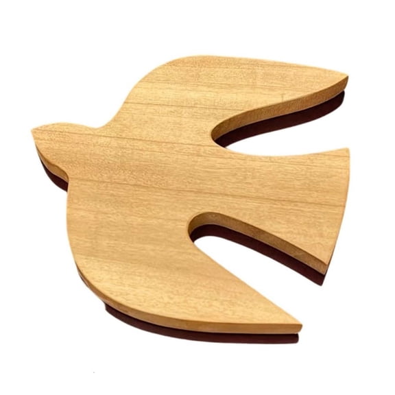 Wood Swallow Wall Sculpture Decoration Wooden Bird Hanging Pendants For Living Room And Bedroom Ornament Giving