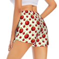 thumbnail image 3 of Goofa Fruit Apples Printed Women 2 in 1 Running Shorts,Quick Dry Athletic Workout Shorts,High Waisted Athletic Shorts with Liner Pockets-XX-Large, 3 of 9