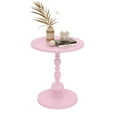 thumbnail image 5 of Pinmoco Round Side Table, Metal End Table, Anti-Rust and Waterproof Small Coffee Table for Living Room Bedroom Balcony, Pink, 5 of 7