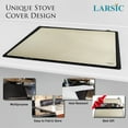 thumbnail image 7 of Larsic Stove Cover - Protects Electric Stove Washer Dryer Top. Anti-Slip Coating Waterproof Stove Gap Foldable Prevent Scratching, Expands Usable Space (28.5X20.5, Beige), 7 of 7
