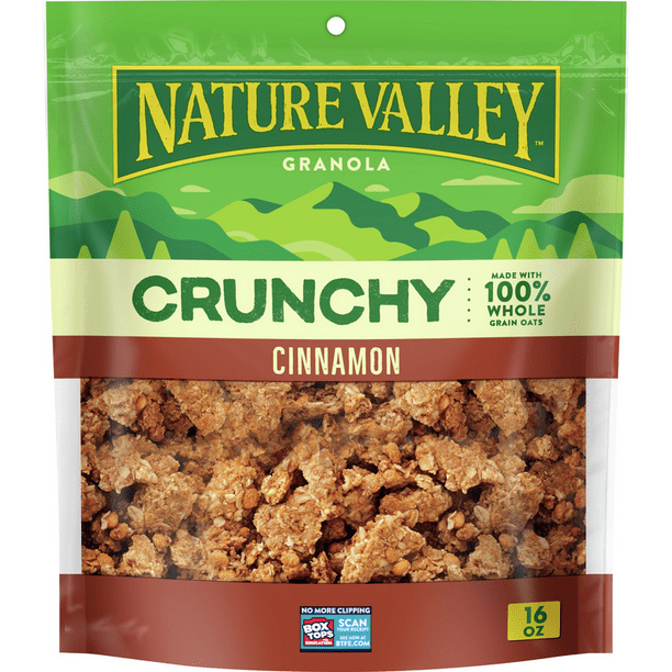 Nature Valley Granola Granola Crunch Cinnamon 16 Oz Walmart Com Walmart Com
