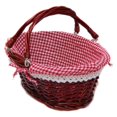 thumbnail image 3 of Cesta de mimbre Cesta de regalo Cesta de picnic Cesta de dulces Cesta de almacenamiento Afortunado Sencillez, 3 of 5