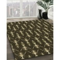 thumbnail image 3 of Ahgly Company Machine Washable Indoor Square Transitional Brown Area Rugs, 3' Square, 3 of 7