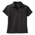 thumbnail image 6 of Yellow Rooster Women's Dri-Mesh V-Neck Female Polo Black XS, 6 of 8