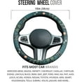 thumbnail image 6 of Vintage Flowers Steering Wheel Cover Auto Steering Wheel Protector, Anti-Slip, Breathable, Absorbing Sweat, Universal Car Accessories 14.5–15 inch,Fit for Most Car, Trucks, SUV, 6 of 10