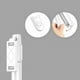 thumbnail image 5 of Extendable 3-in-1 Selfie Stick With Bluetooth Remote Shutter And Tripod White, 5 of 5