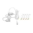 thumbnail image 2 of Aspen Creative 21044-1, One-Light Plug-In Swag Pendant Light Conversion Kit in Glossy White, 2 of 2