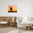 thumbnail image 2 of Stupell Indtries Woman Riding Horse Silhouette Southwestern Sunset Landscape,30 x 24,Design by J.C. Leacock, 2 of 7