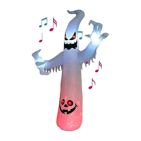Inflatable Ghost 2.4m Halloween Inflatable Toy Doll Indoor Outdoor Garden Halloween Decoration