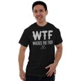 thumbnail image 5 of WTF Where's the Fish Fisherman Funny Men's Graphic T Shirt Tees Brisco Brands S, 5 of 5