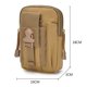 thumbnail image 5 of Greeniant Bolsa táctica para exteriores para hombre, riñonera con cinturón, riñonera militar de bolsillo pequeño, riñonera para Type4 NO4, 5 of 6