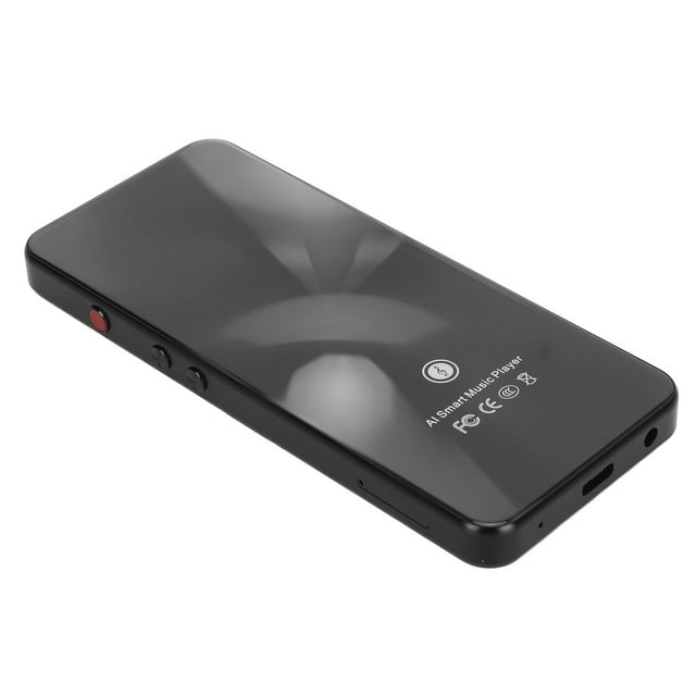 DEWIN Lecteur MP4 Portable Écran Tactile HD 5.0 Pouces Lecteur de Musique Bluetooth WiFi pour Sports Course Noir
