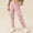 Pink, variant on Fatuov Linen Capri Pants for Kids Girls Summer Straight Leg High Waisted Back to School Cropped Trouser Trendy Casual Pant for Vacation, Beach 14-15 Years