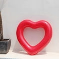 thumbnail image 3 of Red Heart-shape Pool Floats, Inflatable Swim Ring Swimming Pool, 3 of 4