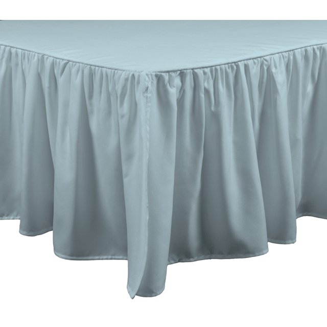 Brielle Essential Solid Color 15inch Bed Skirt