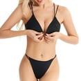 thumbnail image 2 of Bra and Panty Sets for Women Seamless Bralettes Lingerie Sexy Sets Comfortable Sports V Neck Bras Panty Thongs Sets, 2 of 7