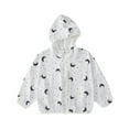 thumbnail image 4 of MEZZALL Toddler Girls Zip Up Hooded Jacket For Kids Lightweight Breathable Outerwear With Prints Casual And Outdoor Coat For Ages 3 14 Breathable Baby Wear, 4 of 4