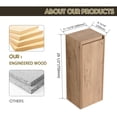 thumbnail image 4 of Modern Storage Aesthetic - Enhance Bathroom Style with a Modern Wall - Mounted Side Cabinet, 4 of 4