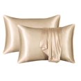 thumbnail image 1 of ¡Oferta de liquidación de artículos para el hogar 2024! Funda de almohada larga de satén sedoso súper suave de 101 x 50 cm con cierre de sobre para adultos y embarazadas., 1 of 4
