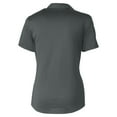thumbnail image 3 of Women's-Cutter & Buck  Gray Inter Miami CF Prospect Eco Textured Stretch Recycled Polo, 3 of 3