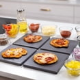 thumbnail image 3 of Old Stone 4-Piece Glazed Cordierite Pizza Stone Set, Four 7.5 inch Stones Form 15 x15 inch Baking Surface, Durable, Heat-Resistant for Oven & Grill, 3 of 5