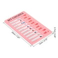 thumbnail image 2 of Uxcell Checklist Board Set, 2 Pcs Plastic Memo Chore Chart Task Schedule with Cardstock My Chore, Pink Blue, 2 of 6