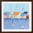 thumbnail image 2 of Art.com Boat House Row Art Print by Phyllis Adams, Brown Frame Wall Art, 38" x 38", 2 of 5