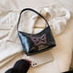 thumbnail image 3 of Bolso de mano para mujer y niña, bolso de hombro con estampado de mariposas Y2K, embrague femenino (negro), 3 of 6