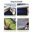 thumbnail image 7 of 4th of July RV Awning Sun Shade Screen 9'X7' 250th Anniversary Mesh Sunscreen Blue Black Patriotic American Flag Awning Shade Screen with Zipper UV Blocker Completed Kits for RV Motorhome Camper, 7 of 7