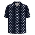 thumbnail image 5 of Nmnitkp Mens T-Shirts Trend Men's Button Down Shirt Short Sleeve Casual Shirt for Men Summer Business Casual Dress Shirt 4XL, 5 of 5