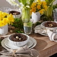 thumbnail image 6 of Lenox French Perle Scallop Ice Blue 12-Piece Dinnerware Sets., 6 of 11