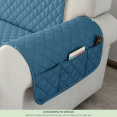 thumbnail image 5 of CHUN YI 1 Piece Sofa Couch Cover 6 Pockets with Elastic Straps Slipcover (Loveseat, Turquoise), 5 of 7