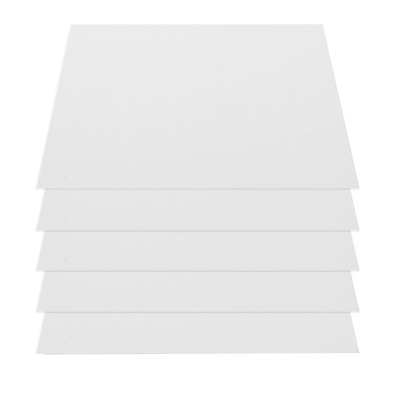 Raindrops 5Pack White Rectangle Aluminum Alloy Blanks for Sublimation Crafts Material Home Decor Photo Plate