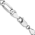 thumbnail image 3 of 14K White Gold Figaro Chain Styles Necklace 5.5 mm Flat 24 inch, 3 of 4