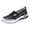 Black, variant on HTHLVMD Plaid Knit Slip-On Sneakers for Women, Breathable Mesh Casual Shoes, Women's Woven Orthopedic Breathable Soft Shoes Casual Mesh Slip On Women's Woven Orthopedic Breathable Soft Shoes, Black 5