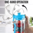 thumbnail image 7 of Zulay Kitchen Portable Water Bottle with Fruit Infuser 34 oz - Lake Blue, 7 of 7