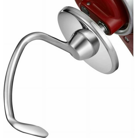 Professional Dough Hook for KitchenAid Stand Mixer, Stainless Steel Dough Hook for 4.5-5 Quart Tilt-Head Models, Heavy Doughs Seamless Mixing, Compatible Attachments for Your Baking Needs