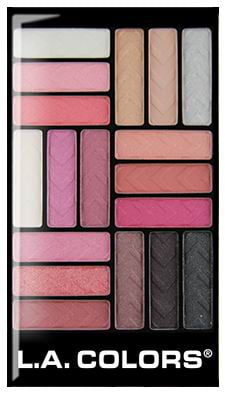 L.A. COLORS 18-Color Eyeshadow Palette, Diva Glam, 0.70 fl oz