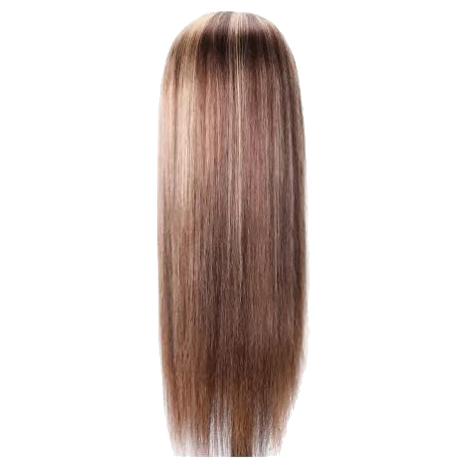 Durable Heat Resistant Synthetic Wigs Women's Wigs Daily Wigs Long Straight Wigs Milk Tea Brown Gradient Straight Hair Cosplay Wigs