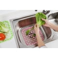 thumbnail image 5 of Jinsinto Plastic Sink Bottom Sink Protector Kitchen Sink Mat Wash Basin Accessories Non-Slip Sink Mat Dishwashing Mat Sink Bottom Mat for Sink and Sink with Drainage Holes 3 Pcs, 5 of 5