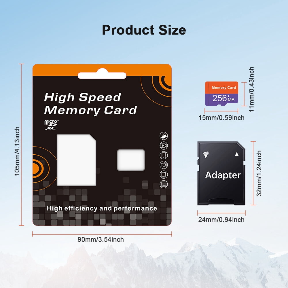 Wholesale 100pcs 256MB Micro SD Card Flash TF Cards SD Card Class 4 Memory Cards