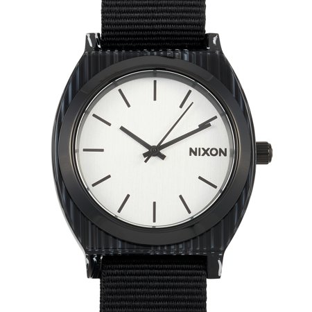 Nixon Time Teller Acetate All Black/Silver 40 mm Watch A327-2345