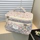 thumbnail image 1 of Skincare Bag Organizador Maquillaje Floral Cosmetic Acolchado Aestesia Almacenamiento, 1 of 8