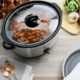 thumbnail image 5 of Better Chef 4 Quart Oval Slow Cooker with Removable Stoneware Crock in Stainless Steel, 5 of 5