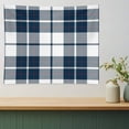 thumbnail image 3 of Blue Red White Tartan Plaid Wall Tapestry 50"x60" Lightweight, Wrinkle-Resistant Hanging Blanket for Bedroom Living Room Decor, 3 of 6