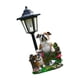 thumbnail image 2 of Figura de patio, decoración con luz solar, linda figura para césped, escultura de resina Perro, 2 of 9