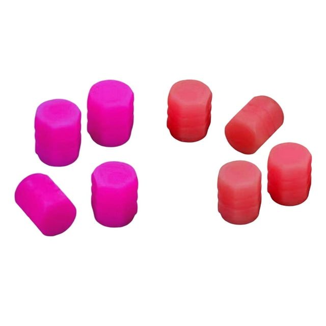 8Pcs Car Tire Valve Stem Caps Dustproof Motorcycles Luminous caps Covers