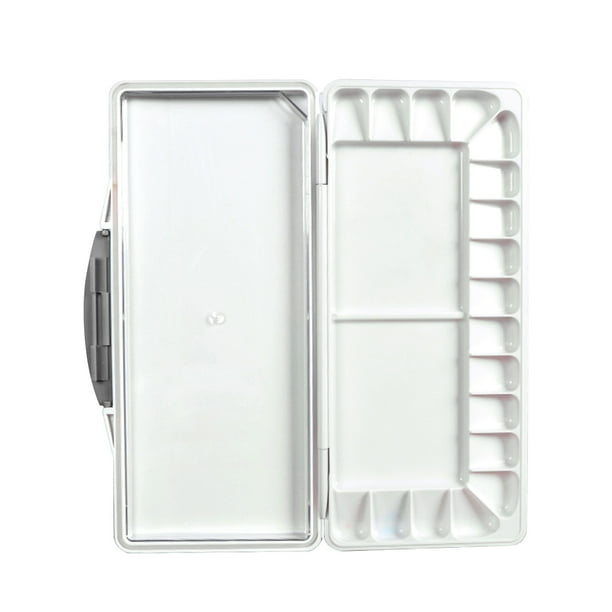 Portable Watercolor Paint Palette Box Folding Paint Tray for Student