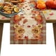 thumbnail image 4 of 13x72 Inch Fall Table Runner Thanksgiving Harvests Table Runner Autumns Pumpkin Maple Leaf Runners For Home Kitchen Dining Party Decoration, 4 of 6