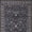 Charcoal/Ivory, variant on JONATHAN Y WASHABLE Polyester Machine-Washable Area Rug with Traditional Medallion Floral Border, Green and Brown, 3' x 5', Vintage Low Pile for Living Room WSH504E-3